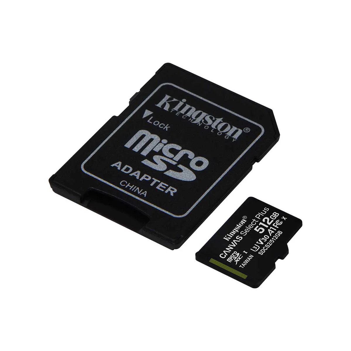 Kingston Canvas Select Plus 512GB 100MB/S Micro SD Memory Card With Android A1 Performance Class (SDCS2/512GB) - Image 2