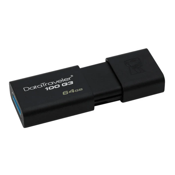 Kingston DT 100 G3 64GB (Black) - Image 2