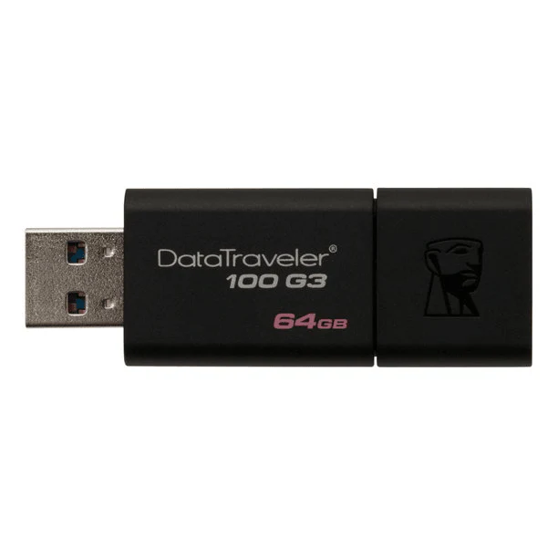 Kingston DT 100 G3 64GB (Black) - Image 4
