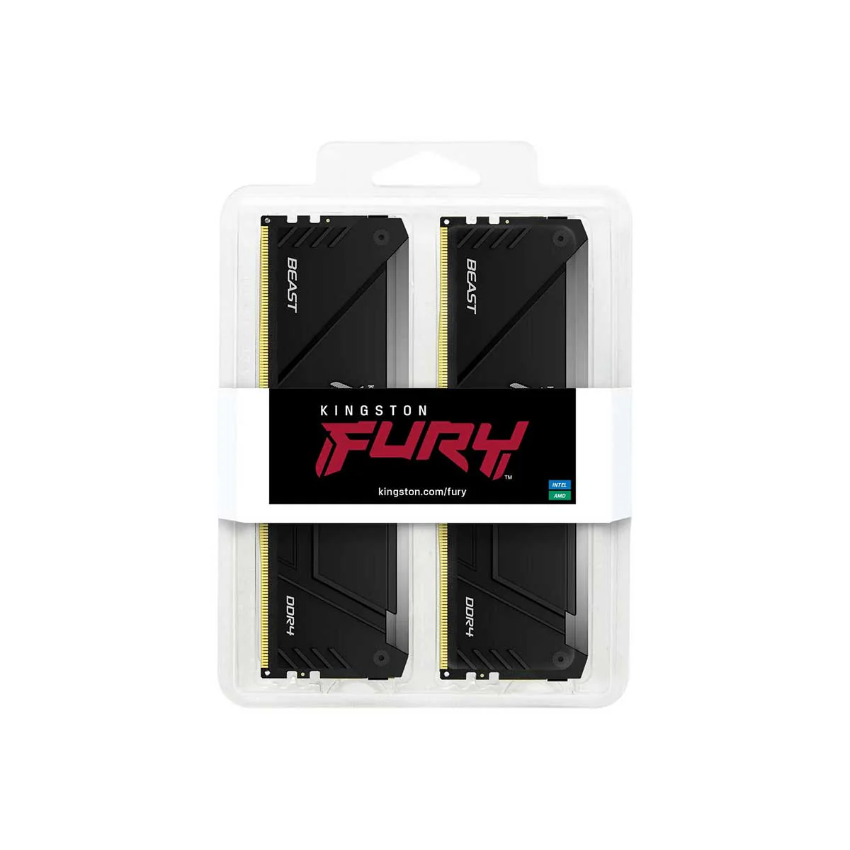 Kingston Fury Beast 16GB (2X8GB) DDR4 RGB 3200MT/S Memory (KF432C16BB2AK2/16) - Image 3