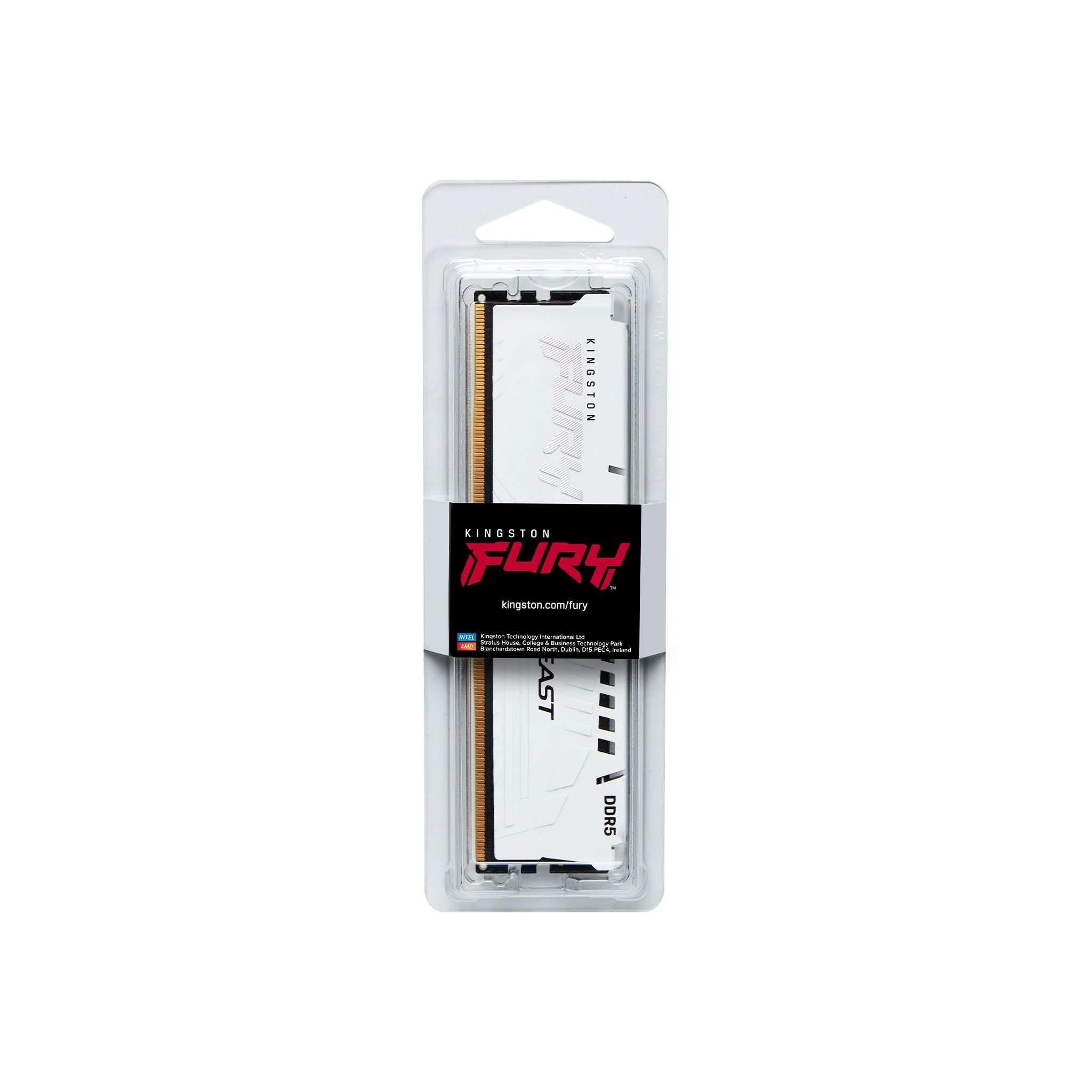 Kingston Fury Beast 32GB (1x32GB) DDR5 6000MT/S Memory (White) (KF560C40BW-32) - Image 3