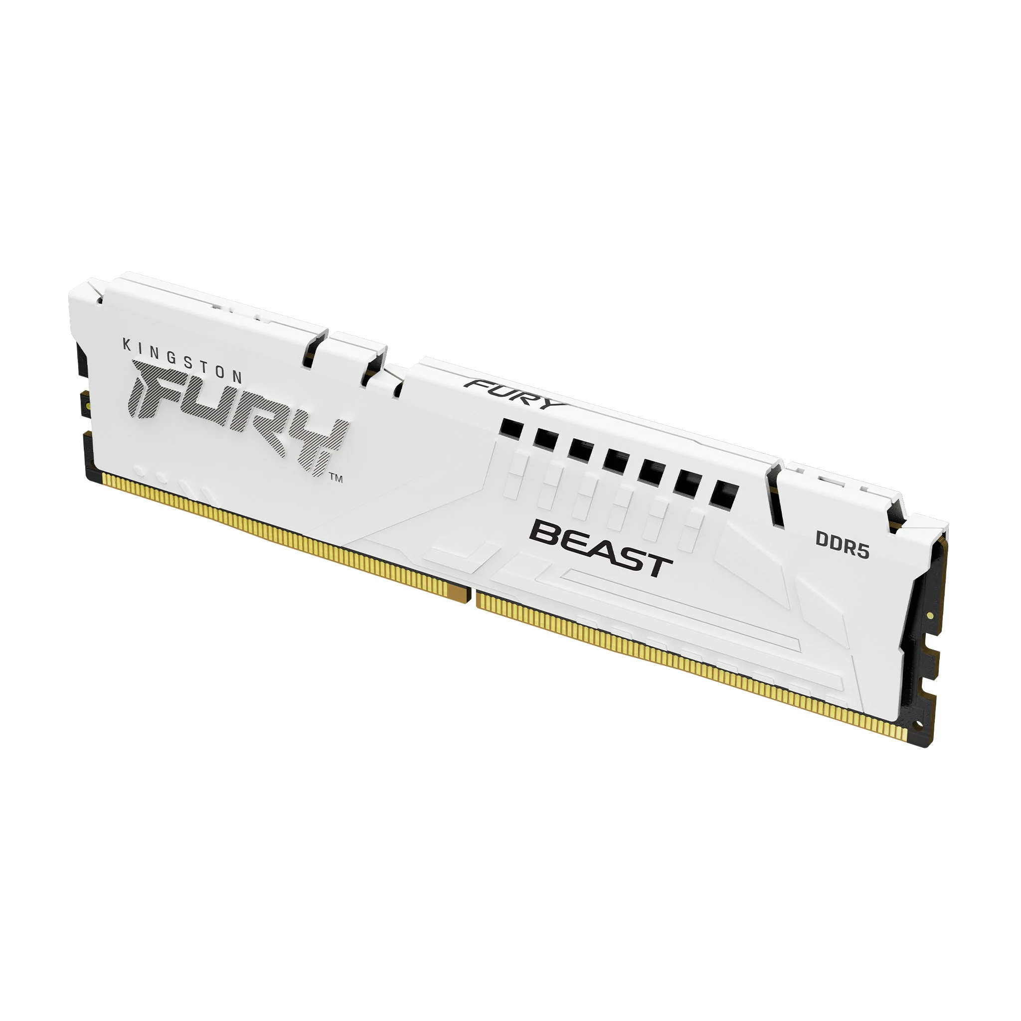 Kingston Fury Beast 32GB (1X32GB) DDR5 Expo 5200MT/S CL36 Memory (White) (KF552C36BWE-32) - Image 2