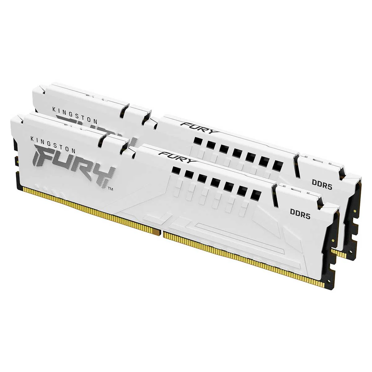 Kingston Fury Beast 64GB (2X32GB) DDR5 Expo 6000MT/S CL36 Memory (White) (KF560C36BWEK2-64) - Image 2