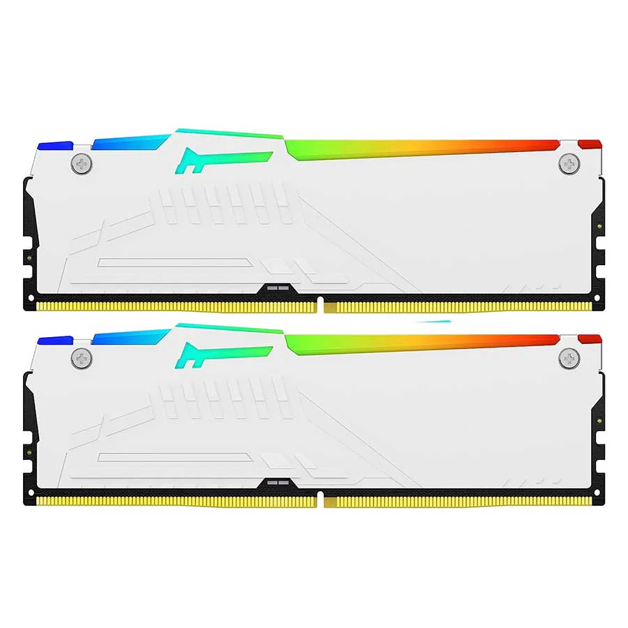 Kingston Fury Beast 64GB (2X32GB) DDR5 RGB Expo 5600MT/S CL36 Memory (White) (KF556C36BWEAK2-64) - Image 2