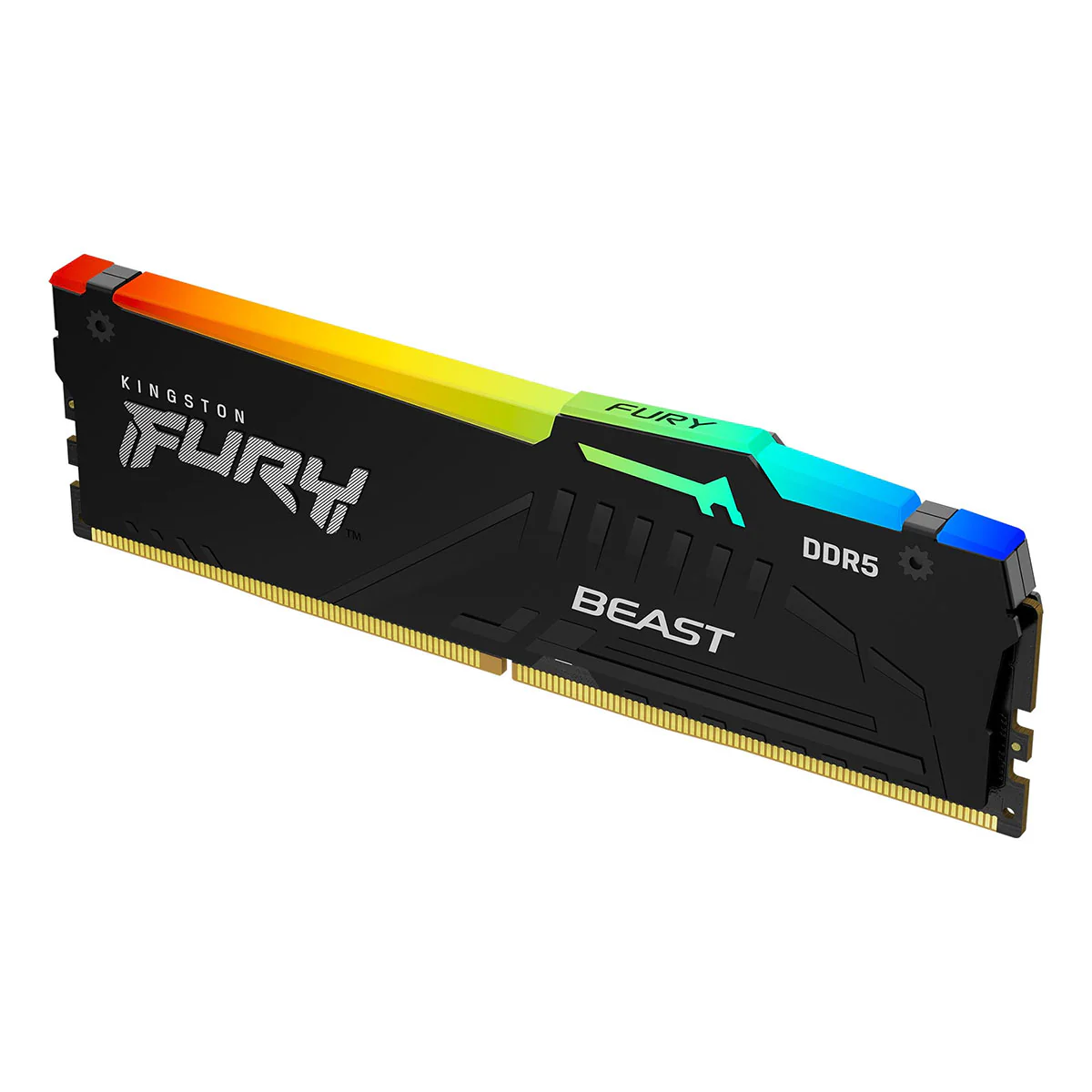 Kingston Fury Beast RGB 16GB (1x16GB) DDR5 6000MT/s CL30-36-36 1.4V EXPO/XMP Desktop Memory (KF560C30BBEA-16) - Image 2