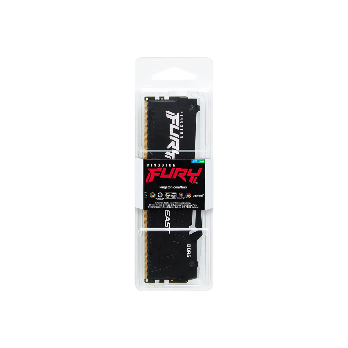 Kingston Fury Beast RGB 8GB DDR5 6000MT/s CL30-36-36 1.4V EXPO/XMP Desktop Memory (KF560C30BBEA-8) - Image 3