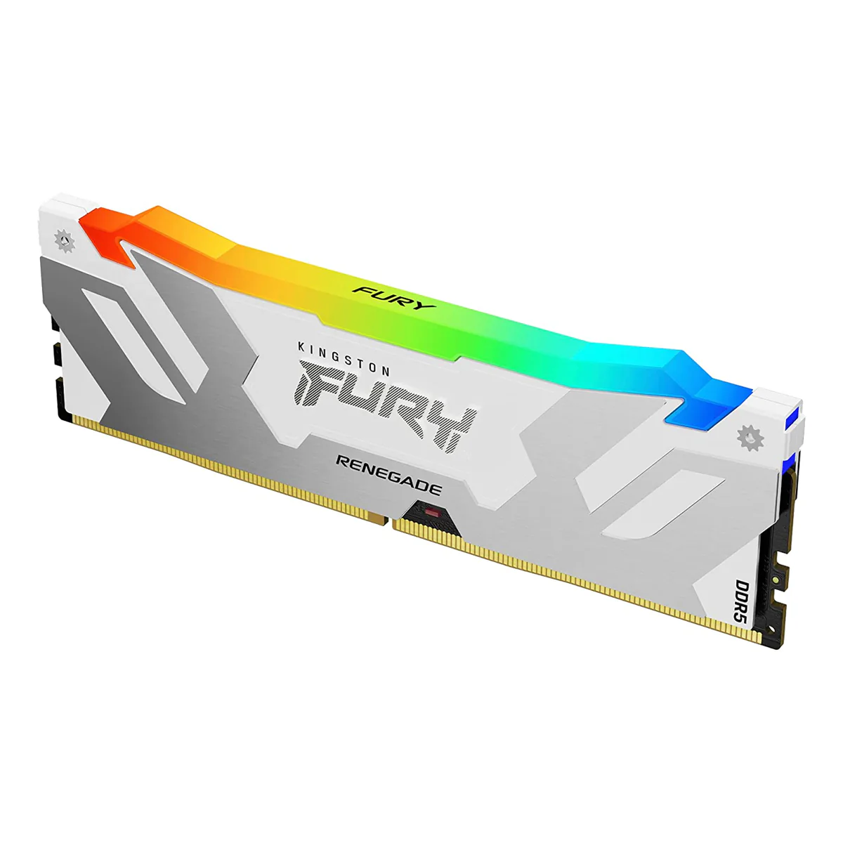 Kingston Fury Renegade 16GB (1X16GB) DDR5 RGB XMP 6800MT/S CL36 Memory (White) (KF568C36RWA-16) - Image 2