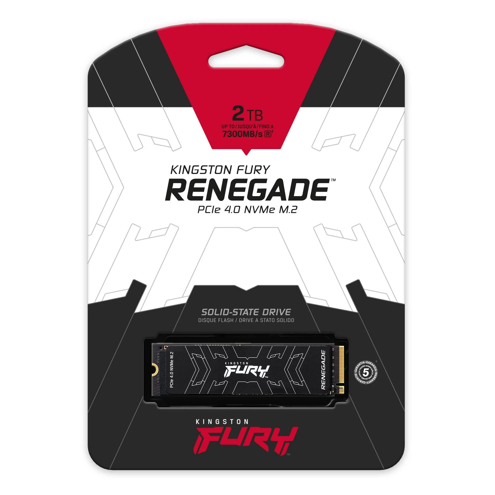 Kingston Fury Renegade 2TB PCIE 4.0 NVME M.2 Internal Gaming SSD (SFYRD/2000G) - Image 4