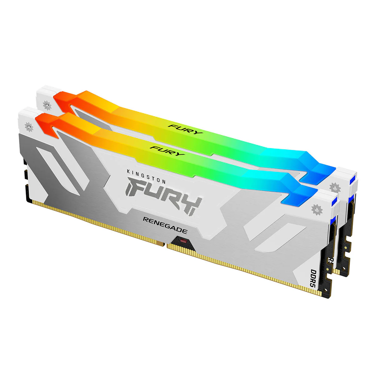 Kingston Fury Renegade 64GB (2x32GB) DDR5 RGB XMP 6000MT/S CL32 Memory (White) (KF560C32RWAK2-64) - Image 2