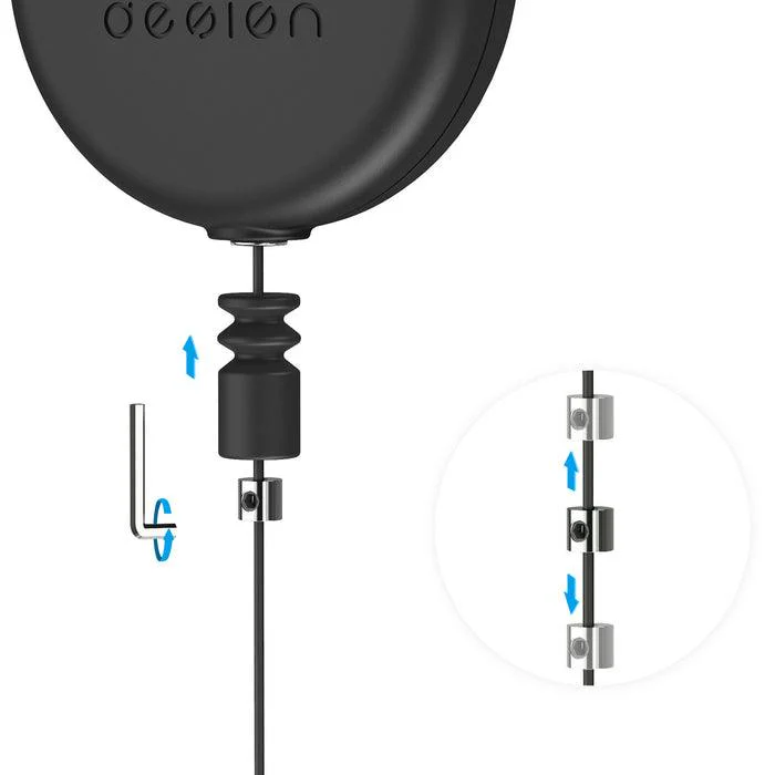 KIWI Design Silent VR Cable Management Pulley System (3pcs) (V2-White) - Image 4