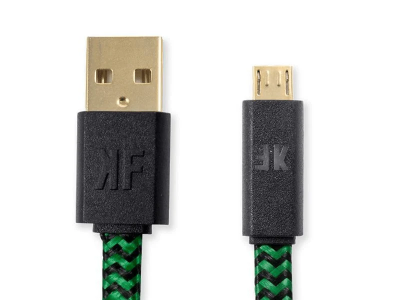 Kontrolfreek 12ft/3.6m Usb 2.0 Gaming Cable Green And Black (4300) - Image 2