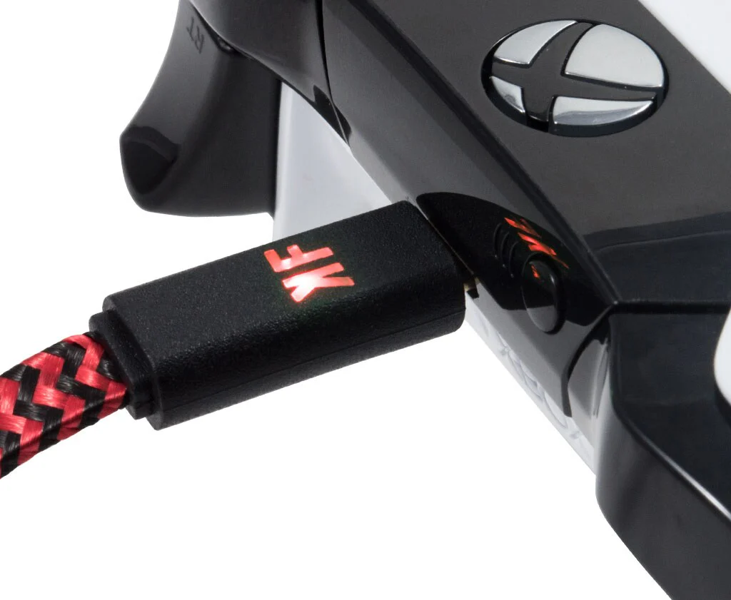 Kontrolfreek 12FT/3.6M USB 2.0 Gaming Cable Red And Black (4300) - Image 3