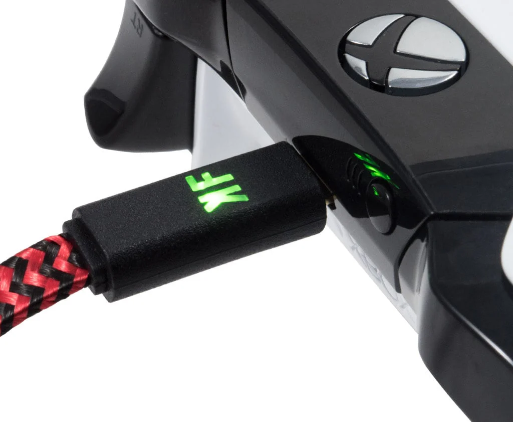 Kontrolfreek 12FT/3.6M USB 2.0 Gaming Cable Red And Black (4300) - Image 4