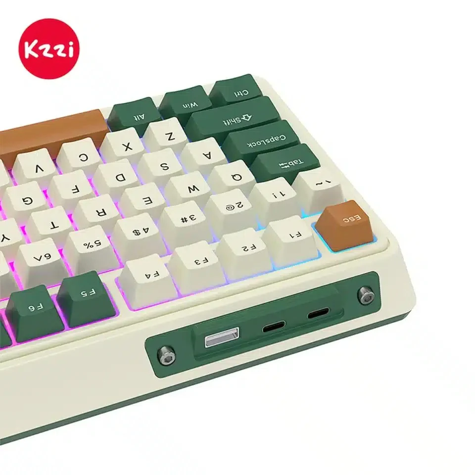 KZZI K75 Pro Tri-Mode RGB 82 Keys Hot-Swappable Mechanical Keyboard Timing Machine (Moment Linear Switch) - Image 3