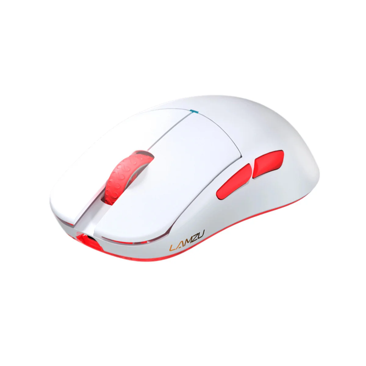 Lamzu Atlantis Mini Champion Edition Superlight Wireless Mouse (Light Pink, Panda White, Red) - Image 14