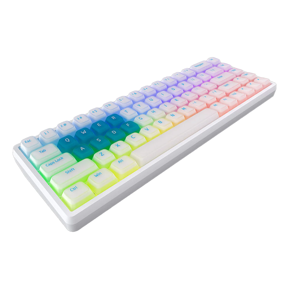 Lamzu Atlantis Pro RGB 68 Keys Gaming Keyboard Polar White (Magnetic Switch) - Image 3