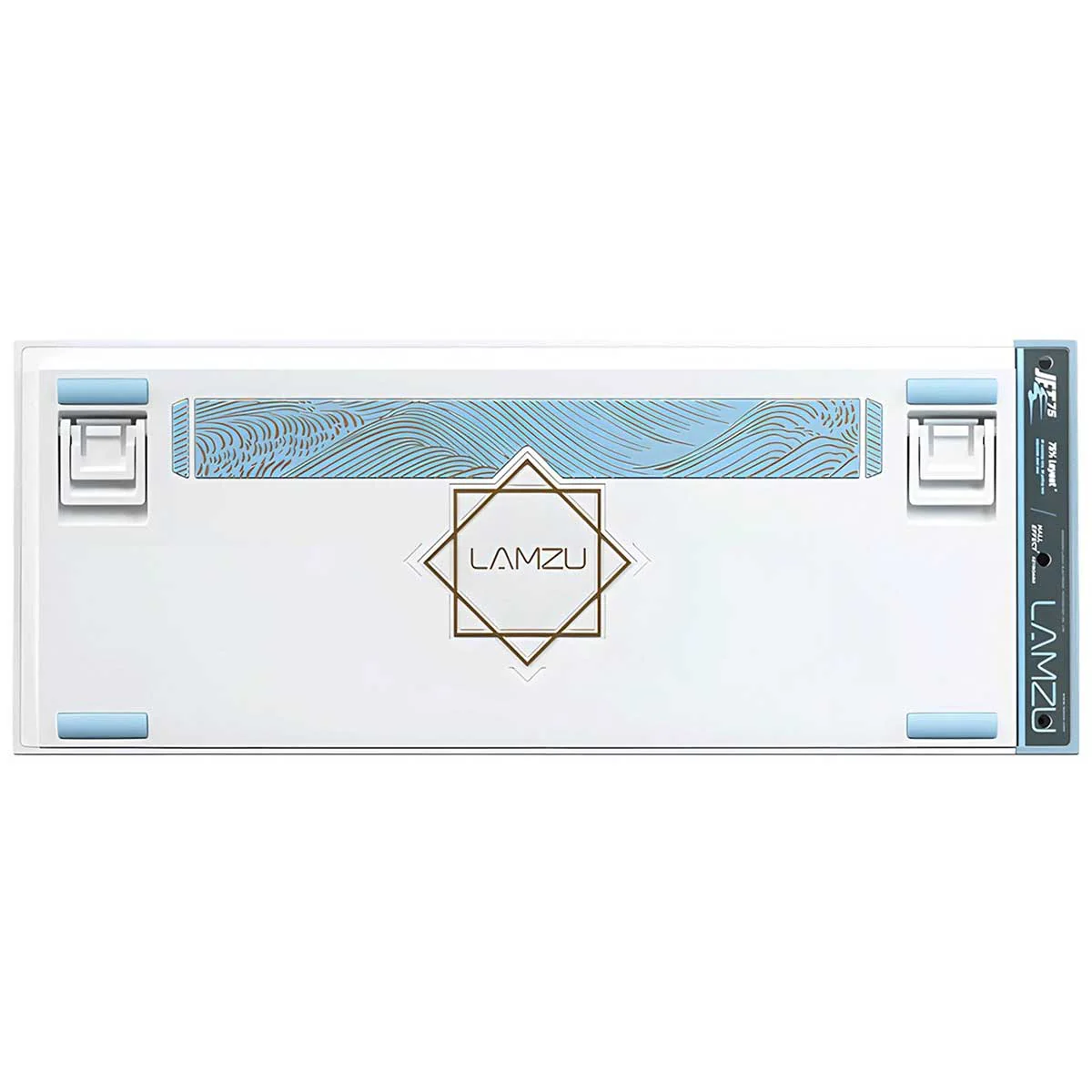 Lamzu Jet75 RGB 82-Keys 32K Scanning Rate 8KHz Polling Rate Hall Effect Aluminum Case Wired Magnetic Gaming Keyboard White/Blue (Gateron Jade Gaming Switch) - Image 6