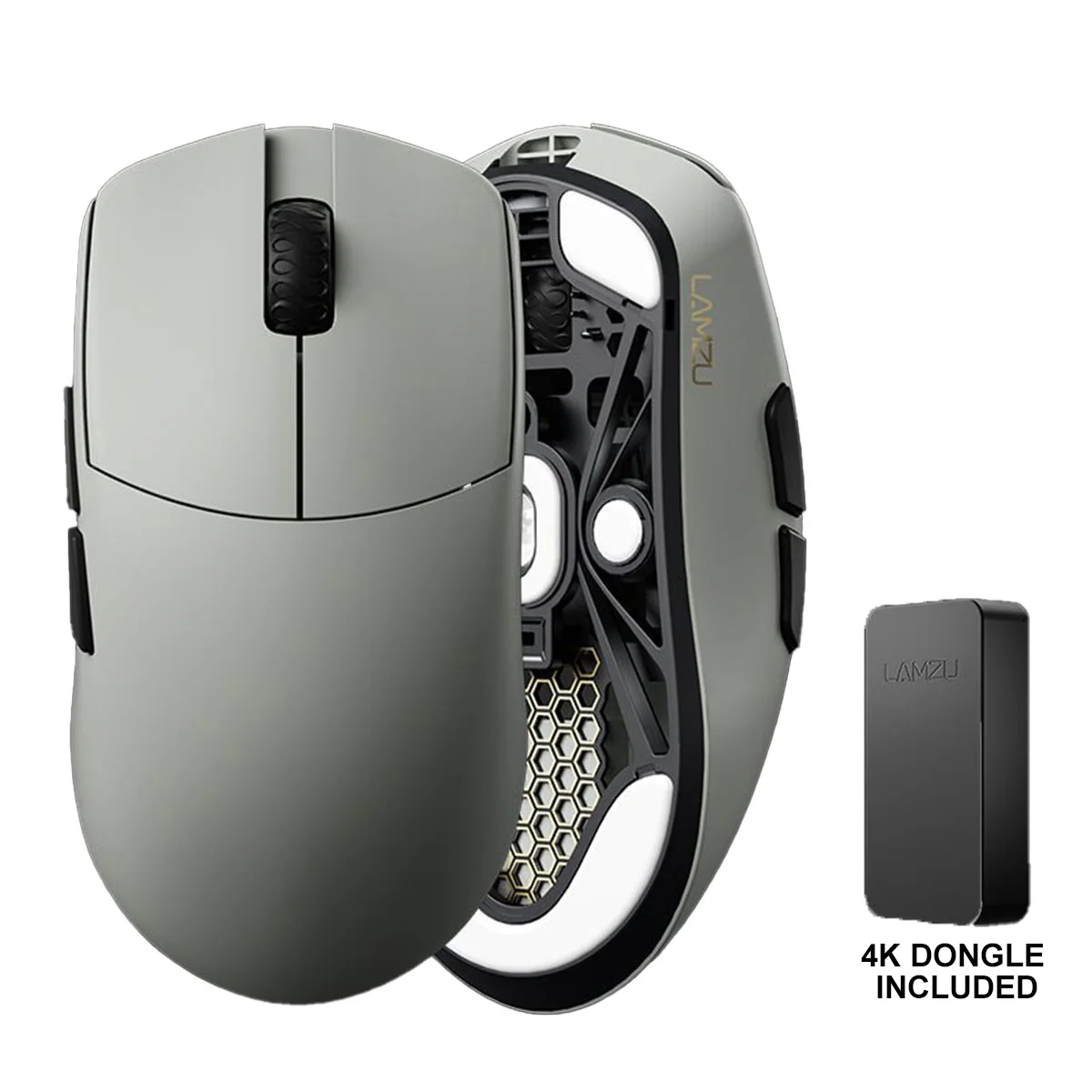 Lamzu Maya 4K Superlight Wireless Gaming Mouse (Charcoal Black, Cloud Grey) - Image 10