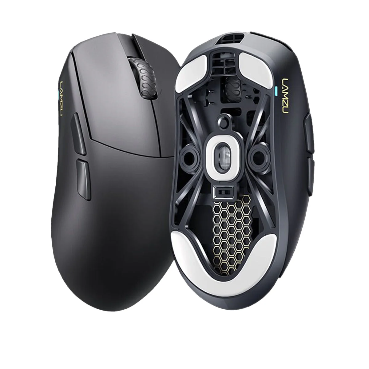 Lamzu Maya 4K Superlight Wireless Gaming Mouse (Charcoal Black, Cloud Grey) - Image 4