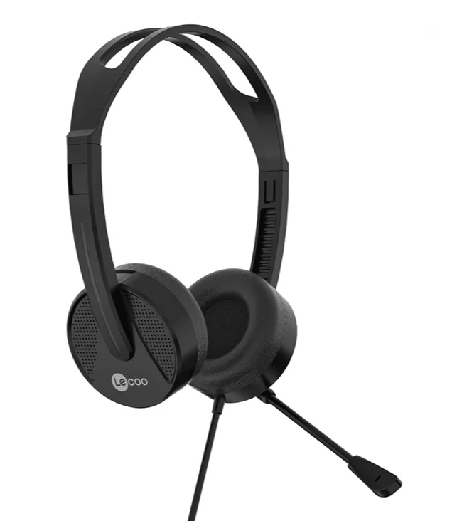 Lecoo HT106 USB Wired Headset (Black) - Image 3