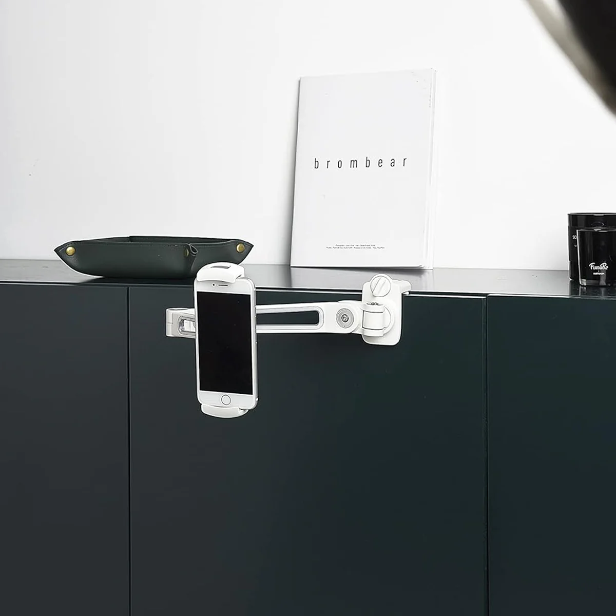 Ledetech LD-204B-T9 Vise-Type Tablet and Smartphone Stand (Black, White) - Image 4