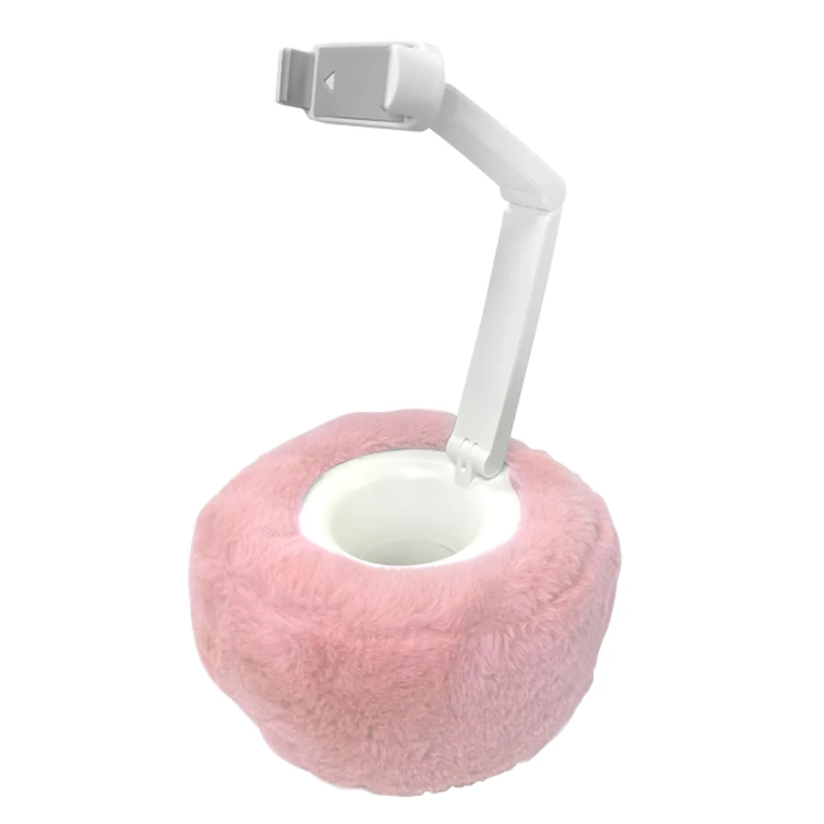 Ledetech LD-BZ02 Plush Pillow Double-Section Clip for Phone Holder (Pink)