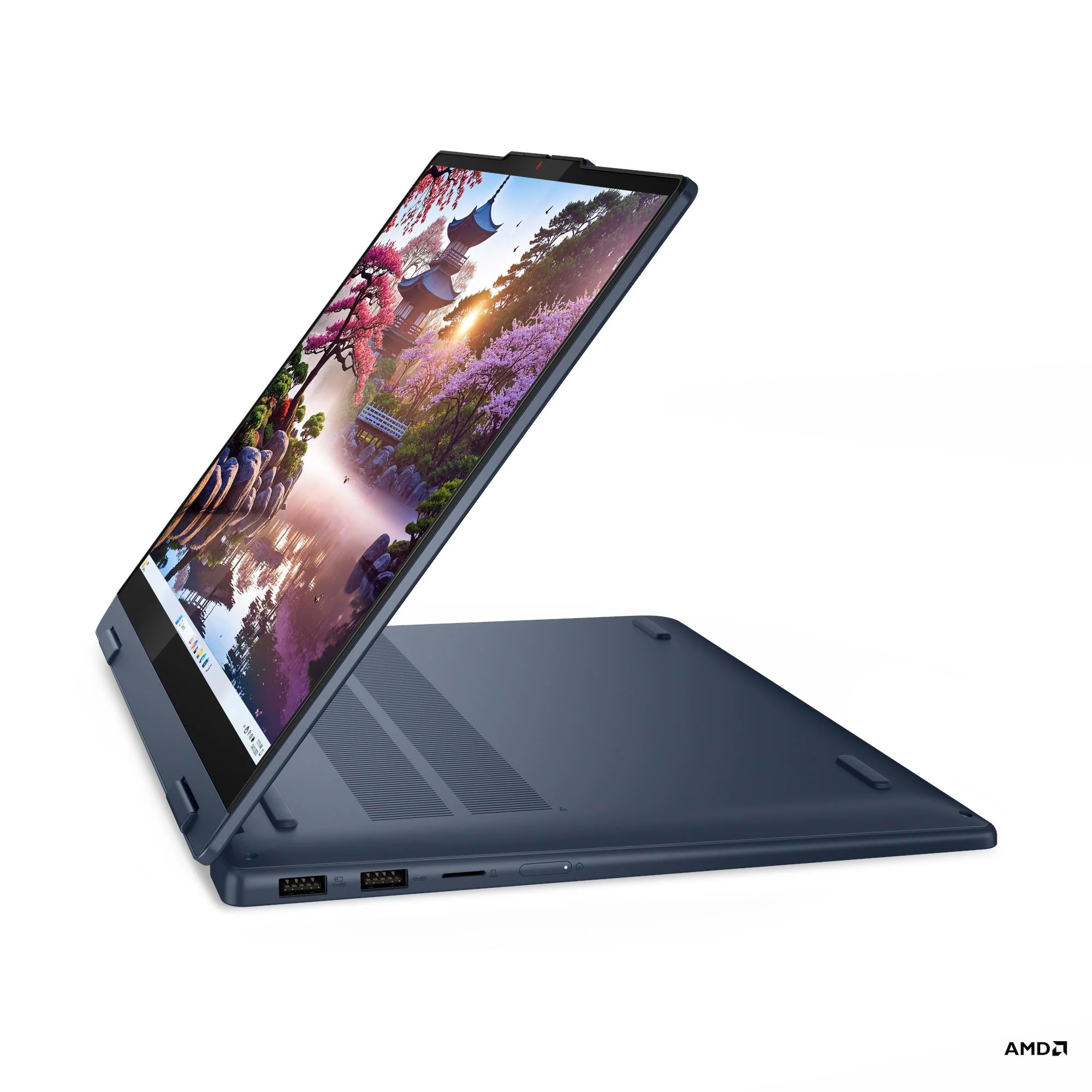 Lenovo IdeaPad 5 2-in-1 14AKP10 83KT0028PH Laptop (Cosmic Blue) | 14" WUXGA (1920x1200) IPS | Ryzen AI 7 350 |16GB RAM|1TB SSD|AMD Radeon 860M Graphics|Win 11 Home|MS Office 2024 + Lenovo B210 Backpack + Momax Q.Clock 2 (White) + Lenovo 400 Wireless Mouse - Image 12