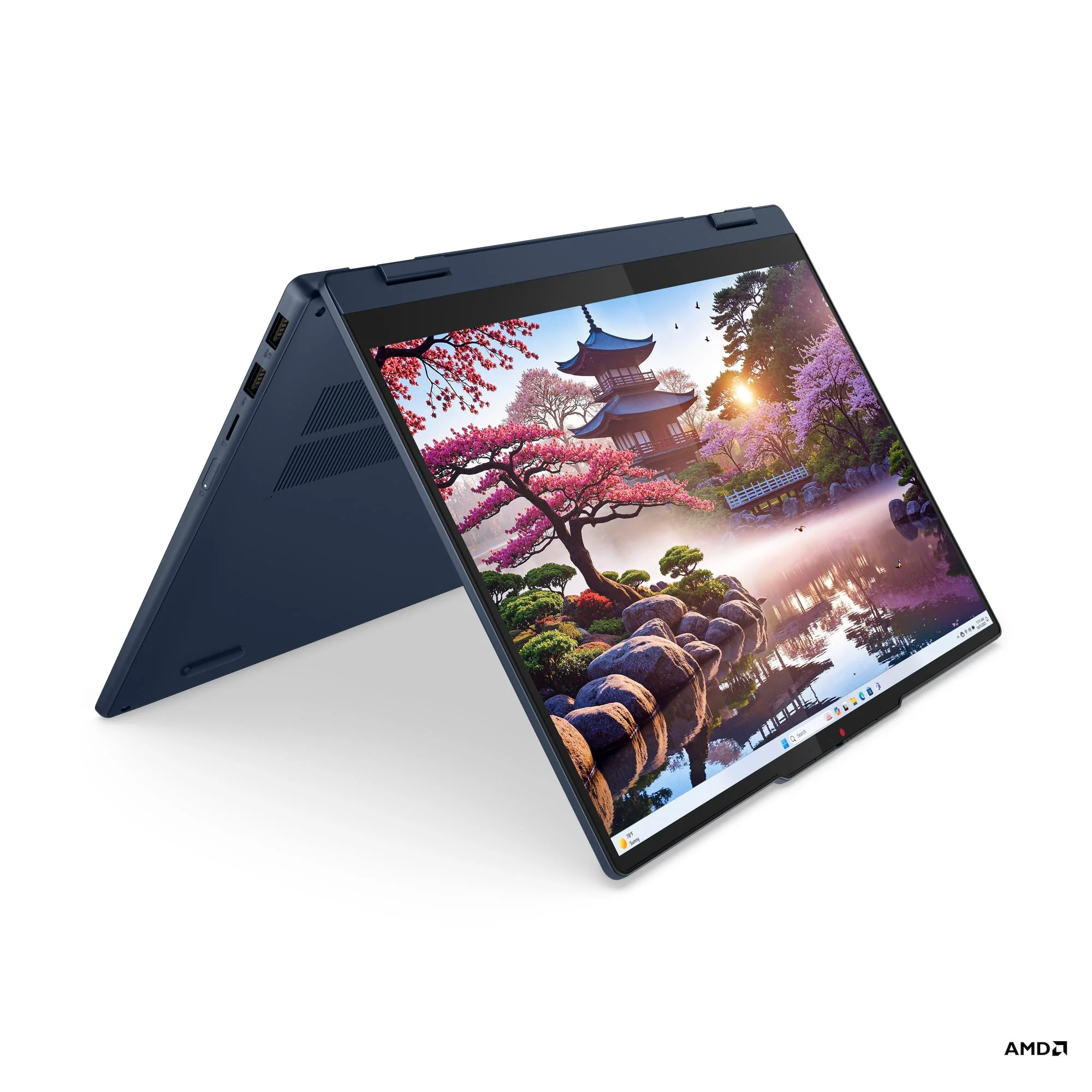 Lenovo IdeaPad 5 2-in-1 14AKP10 83KT0028PH Laptop (Cosmic Blue) | 14" WUXGA (1920x1200) IPS | Ryzen AI 7 350 |16GB RAM|1TB SSD|AMD Radeon 860M Graphics|Win 11 Home|MS Office 2024 + Lenovo B210 Backpack + Momax Q.Clock 2 (White) + Lenovo 400 Wireless Mouse - Image 15