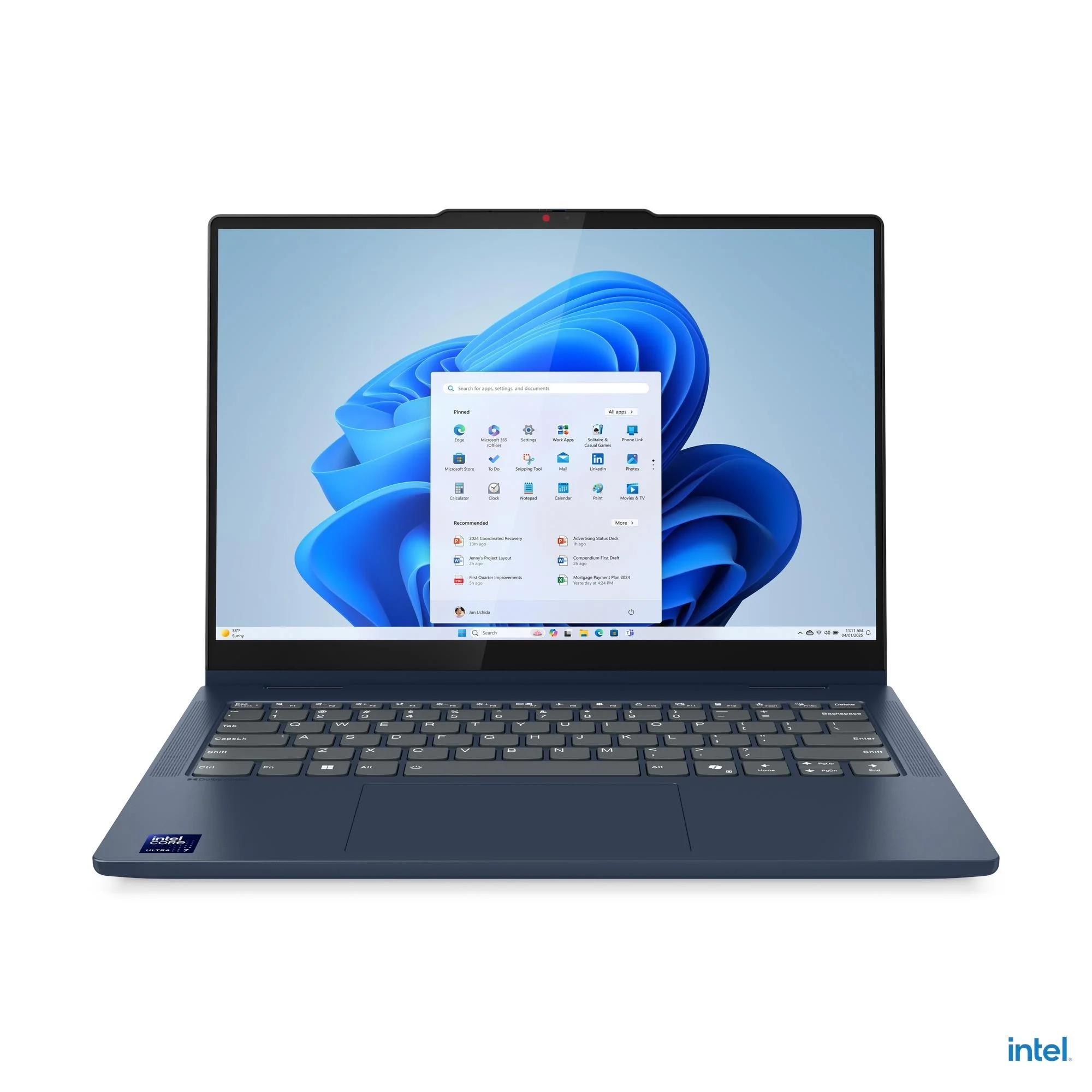 Lenovo IdeaPad 5 2-in-1 14IAL10 83KR0025PH Laptop (Cosmic Blue) | 14" WUXGA (1920x1200) IPS | Core Ultra 5 225U | 16GB RAM | 512GB SSD | Integrated Graphics | Win11 Home | MS Office Home 2024+ Lenovo B210 Backpack+ Digital Pen+ A4Tech FK13M Numeric Keypad - Image 2