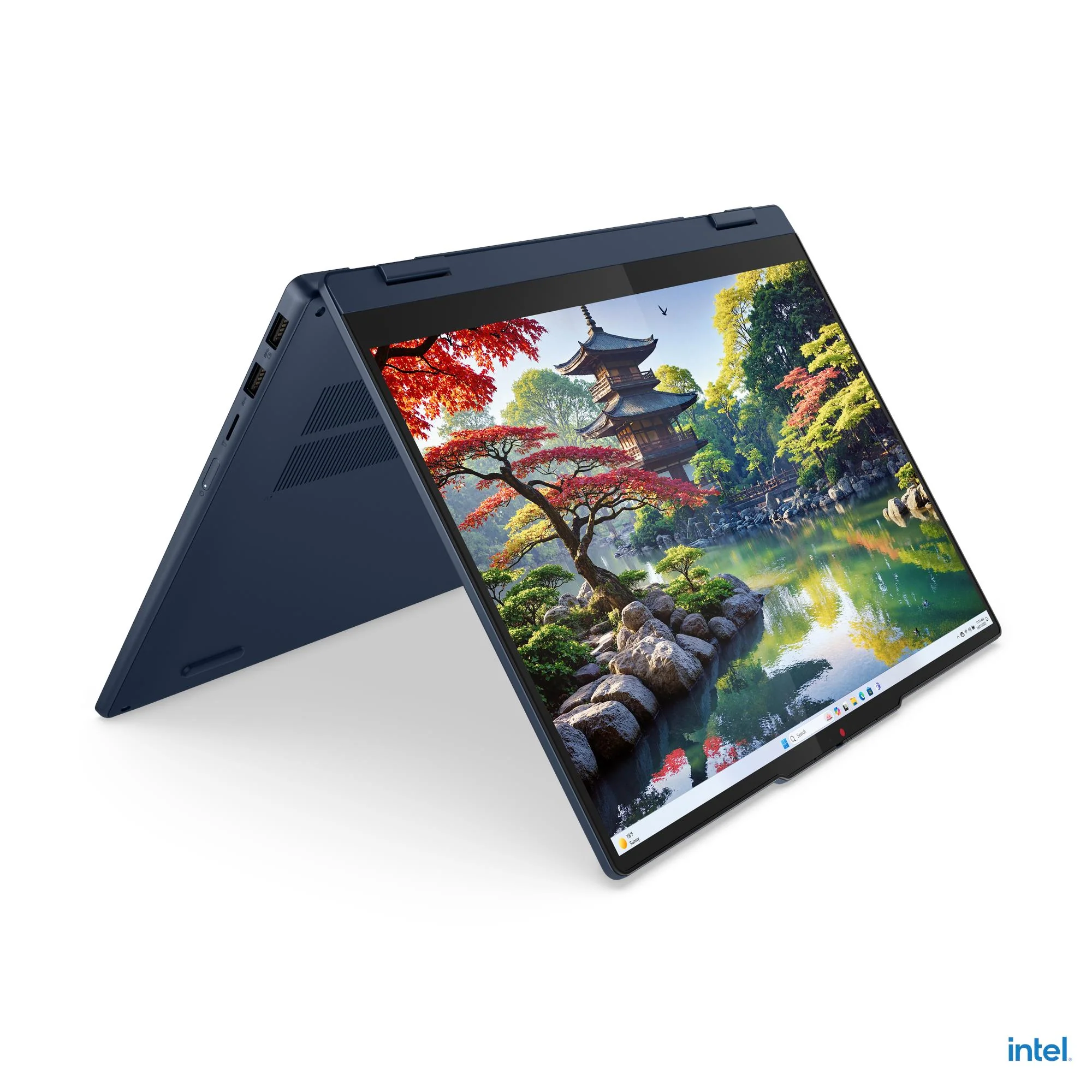 Lenovo IdeaPad 5 2-in-1 14IAL10 83KR0025PH Laptop (Cosmic Blue) | 14" WUXGA (1920x1200) IPS | Core Ultra 5 225U | 16GB RAM | 512GB SSD | Integrated Graphics | Win11 Home | MS Office Home 2024+ Lenovo B210 Backpack+ Digital Pen+ A4Tech FK13M Numeric Keypad - Image 4