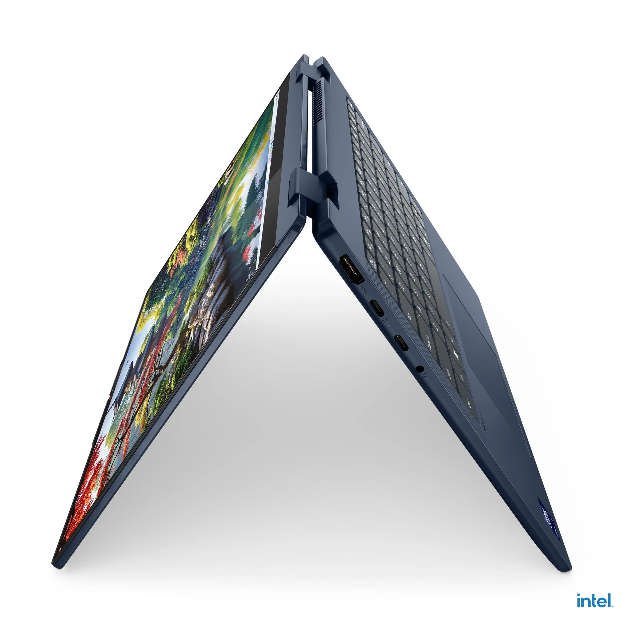Lenovo IdeaPad 5 2-in-1 14IAL10 83KR0025PH Laptop (Cosmic Blue) | 14" WUXGA (1920x1200) IPS | Core Ultra 5 225U | 16GB RAM | 512GB SSD | Integrated Graphics | Win11 Home | MS Office Home 2024+ Lenovo B210 Backpack+ Digital Pen+ A4Tech FK13M Numeric Keypad - Image 6