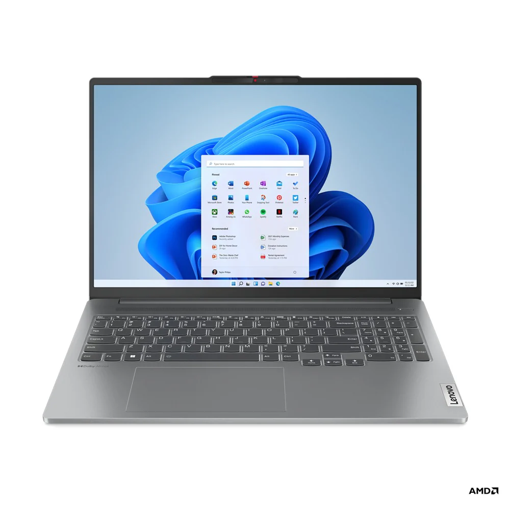 Lenovo Ideapad Pro 5 16ARP8 83AS002FPH Laptop (Arctic Grey) | 16" 2.5K (2560x1600) | Ryzen™ 5 7535HS | 16GB RAM | 1TB SSD | AMD Radeon™ 660M Graphics | Windows 11 Home | MS Office H&S 2021 | Adobe Acrobat Standard DC 1-Year | Casual Backpack B210 - Image 5