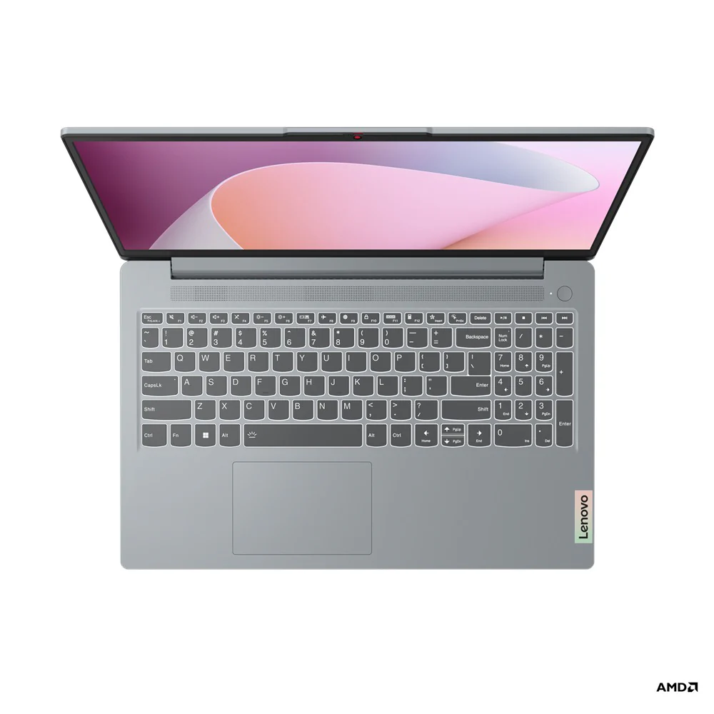 Lenovo Ideapad Slim 3 15AMN8 82XQ00F6PH Laptop (Arctic Grey) | 15.6" FHD (1920X1080) | Ryzen 5 7520U | 16GB RAM | 512GB SSD | Integrated AMD Radeon 610M Graphics | Windows 11 Home  | MS Office Home & Student 2021 | Casual Backpack B210 - Image 4