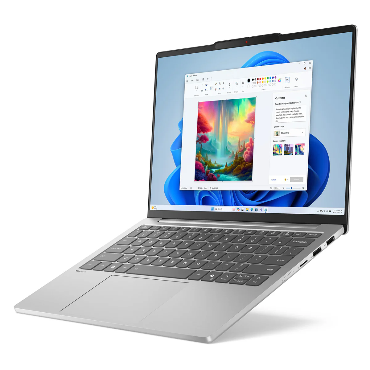 Lenovo IdeaPad Slim 5 13ARP10 83J20033PH Laptop (Cloud Grey) | 13.3" WUXGA (1920x1200) IPS | Ryzen 7 7735HS | 16GB RAM | 1TB SSD | AMD Radeon 680M Graphics | Windows 11 Home | MS Office Home 2024 + Lenovo B210 Backpack - Image 2