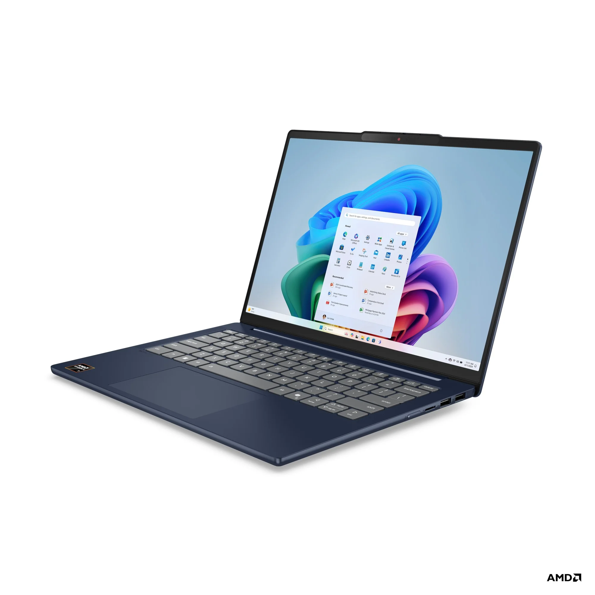 Lenovo IdeaPad Slim 5 14AKP10 83HX0025PH Laptop (Cosmic Blue) | 14" WUXGA (1920x1200) OLED | Ryzen AI 7 350 | 24GB RAM | 1TB SSD | AMD Radeon 860M Graphics | Windows 11 Home | MS Office Home 2024 + Lenovo B210 Backpack - Image 5