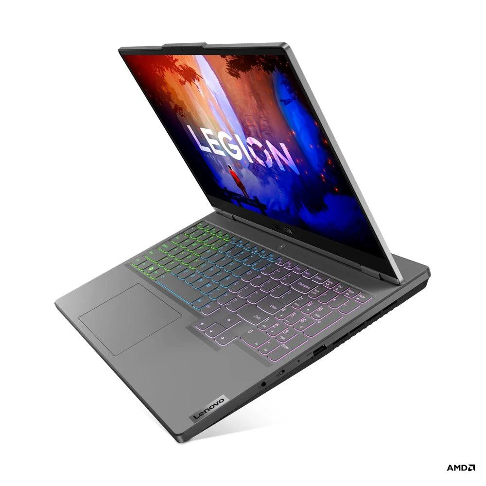 Lenovo Legion 5 15ARH7 82RE000KPH Gaming Laptop (Storm Grey) | 15.6" FHD  | Ryzen 5 6600H | 16 GB RAM DDR5 | 512 GB SSD | RTX 3050 Ti | Windows 11 Home | MS Office Home & Student 2021 | M300 RGB Gaming Mouse | Active Gaming Backpack - Image 3