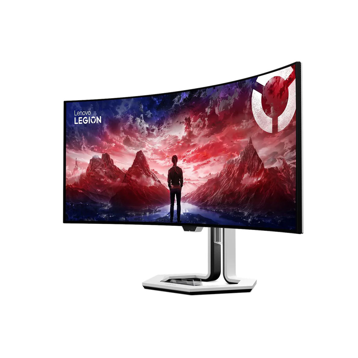 Lenovo Legion Pro 34WD-10 67C9UAC1PH 34" WQHD (3440X1440) 240Hz 0.03 MS OLED Gaming Monitor With Height / Tilt / Swivel / Pivot Adjustment (White and Black) - Image 3