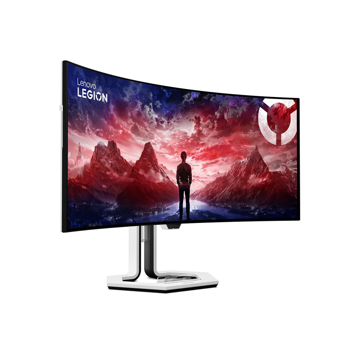 Lenovo Legion Pro 34WD-10 67C9UAC1PH 34" WQHD (3440X1440) 240Hz 0.03 MS OLED Gaming Monitor With Height / Tilt / Swivel / Pivot Adjustment (White and Black) - Image 4