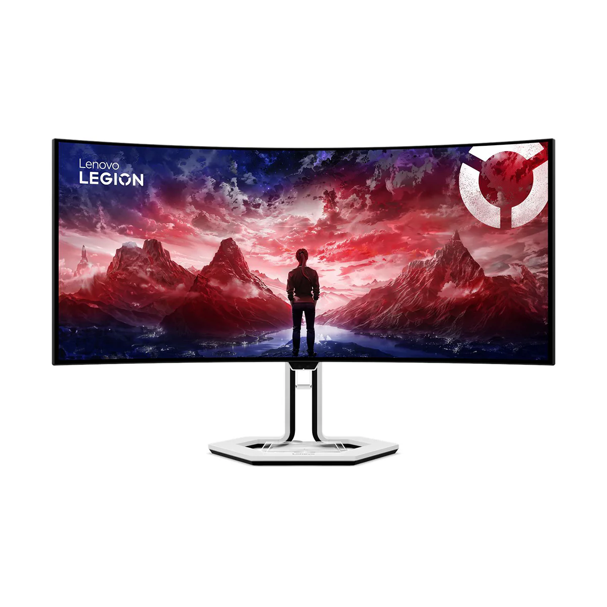 Lenovo Legion Pro 34WD-10 67C9UAC1PH 34" WQHD (3440X1440) 240Hz 0.03 MS OLED Gaming Monitor With Height / Tilt / Swivel / Pivot Adjustment (White and Black) - Image 5