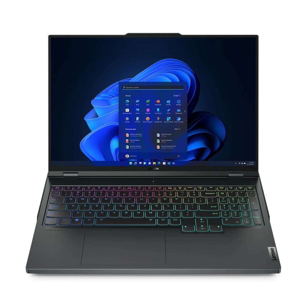 Lenovo Legion Pro 7 16IRX8H 82WQ0023PH Gaming Laptop (Onyx Grey) | 16" WQXGA (2560x1600) IPS | i9-13900HX | 32GB RAM | 1TB SSD | RTX 4080 | Windows 11 Home + MS Office H & S 2021 + Legion Active Gaming Backpack + Arkdesk Series Manual Cranking Desk - Image 2