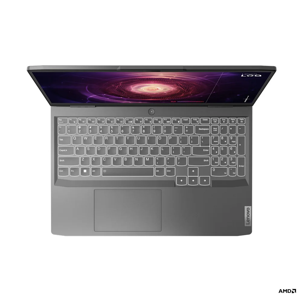 Lenovo LOQ 15APH8 82XT000VPH Gaming Laptop (Storm Grey) | 15.6" FHD (1920x1080) | Ryzen™ 5 7640HS | 8GB RAM | 512GB SSD | RTX™ 4050 | Windows 11 Home | MS Office H&S 2021 | Lenovo LOQ M100 RGB Mouse | Ideapad Gaming Backpack - Image 9