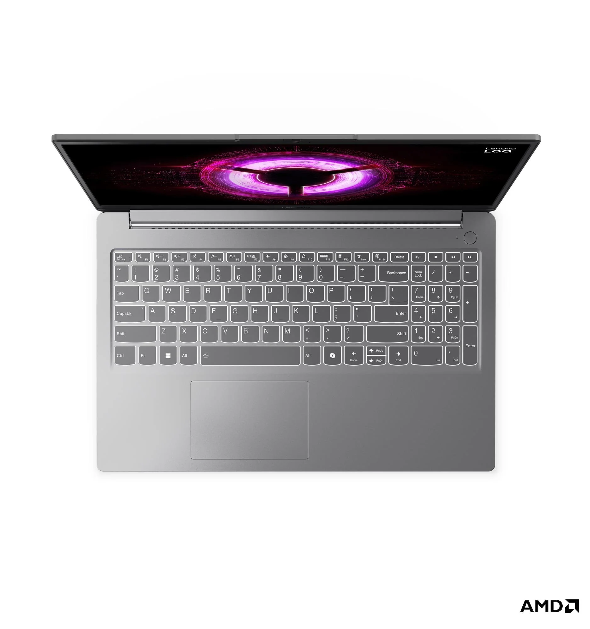 Lenovo LOQ 15ARP10E 83S000BYPH Gaming Laptop (Luna Grey) | 15.6" FHD (1920x1080) IPS 144Hz | Ryzen 7 7735HS | 16GB RAM | 512GB SSD | RTX 4050 | Windows 11 Home | Lenovo IdeaPad Gaming Modern Backpack - Image 10