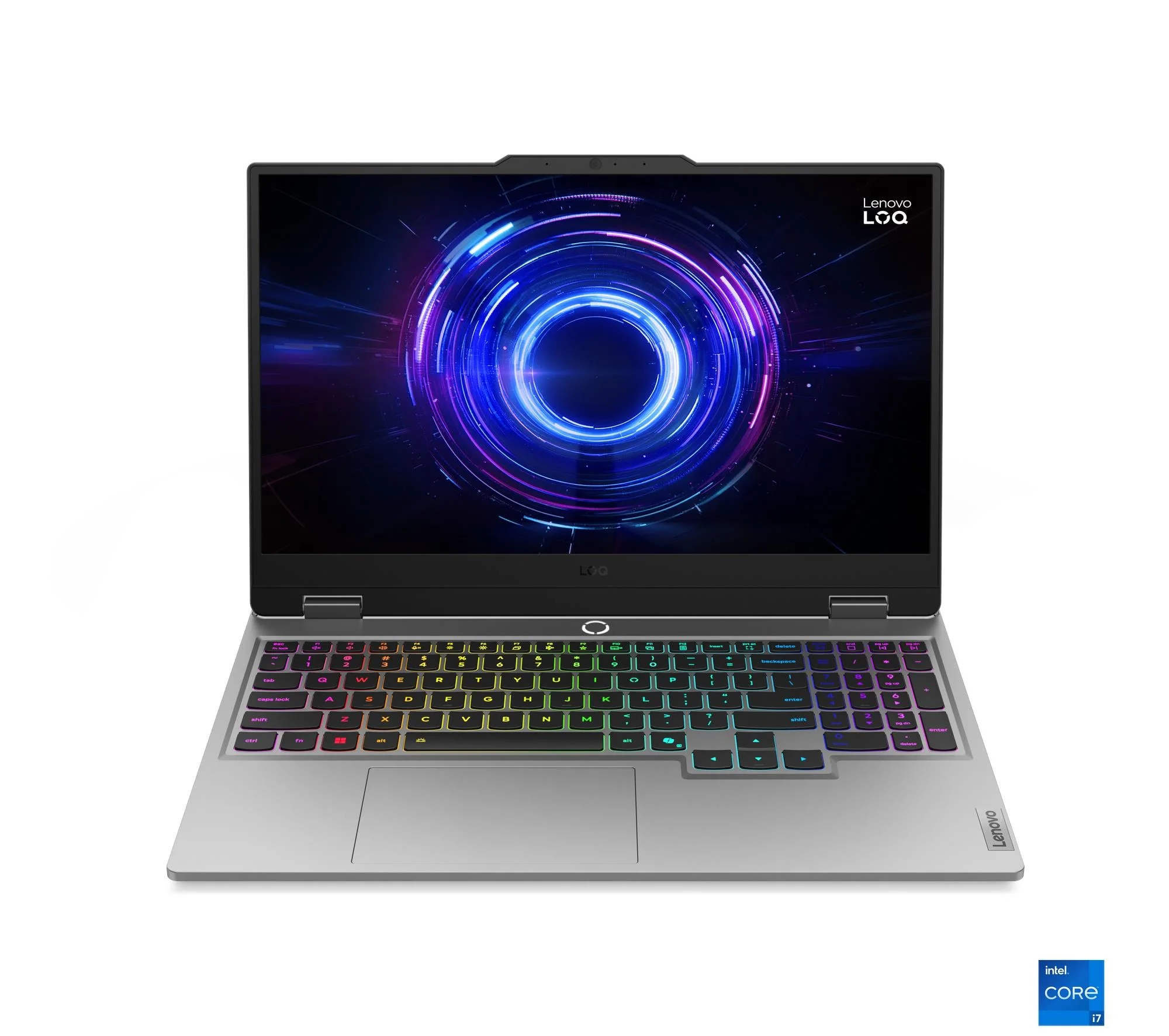 Lenovo LOQ 15IRX10 83JE00GBPH Gaming Laptop (Luna Grey) | 15.6" FHD (1920x1080) IPS 144Hz | Core i5-13450HX | 12GB RAM | 512GB SSD | RTX 5050 | Win 11 Home | MS Office Home 2024 + Lenovo Modern Gaming Backpack + A4Tech FK13M Fstyler Sleek Numeric Keypad - Image 2