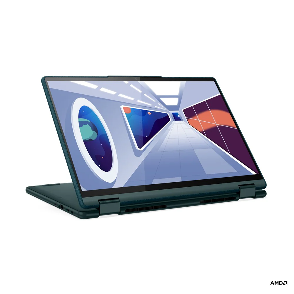 Lenovo Yoga 6 13ABR8 83B20083PH Laptop (Dark Teal) | 13.3” WUXGA (1920x1200) | Ryzen 7 7730U | 16GB RAM | 512GB SSD | AMD Radeon Graphics | Windows 11 Home | MS Office Home & Student 2021 | Lenovo Casual Backpack B210 - Image 2