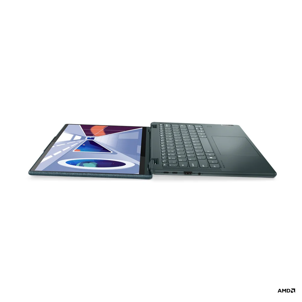 Lenovo Yoga 6 13ABR8 83B20083PH Laptop (Dark Teal) | 13.3” WUXGA (1920x1200) | Ryzen 7 7730U | 16GB RAM | 512GB SSD | AMD Radeon Graphics | Windows 11 Home | MS Office Home & Student 2021 | Lenovo Casual Backpack B210 - Image 4