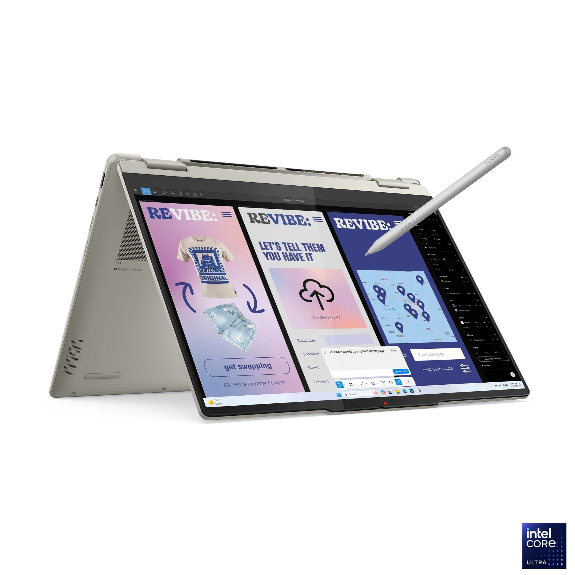 Lenovo Yoga 7 2-in-1 14ILL10 83JQ00AHPH Copilot+ PC Laptop (Seashell) | 14" 2.8K WQXGA+ (2880x1800) OLED Touch | Core Ultra 7 258V | 32GB RAM | 1TB SSD | Intel Arc Graphics 140V | Win11 Home | MS Office Home 2024 + MS 365 Basic + Pen + Slim Mouse + Sleeve - Image 17