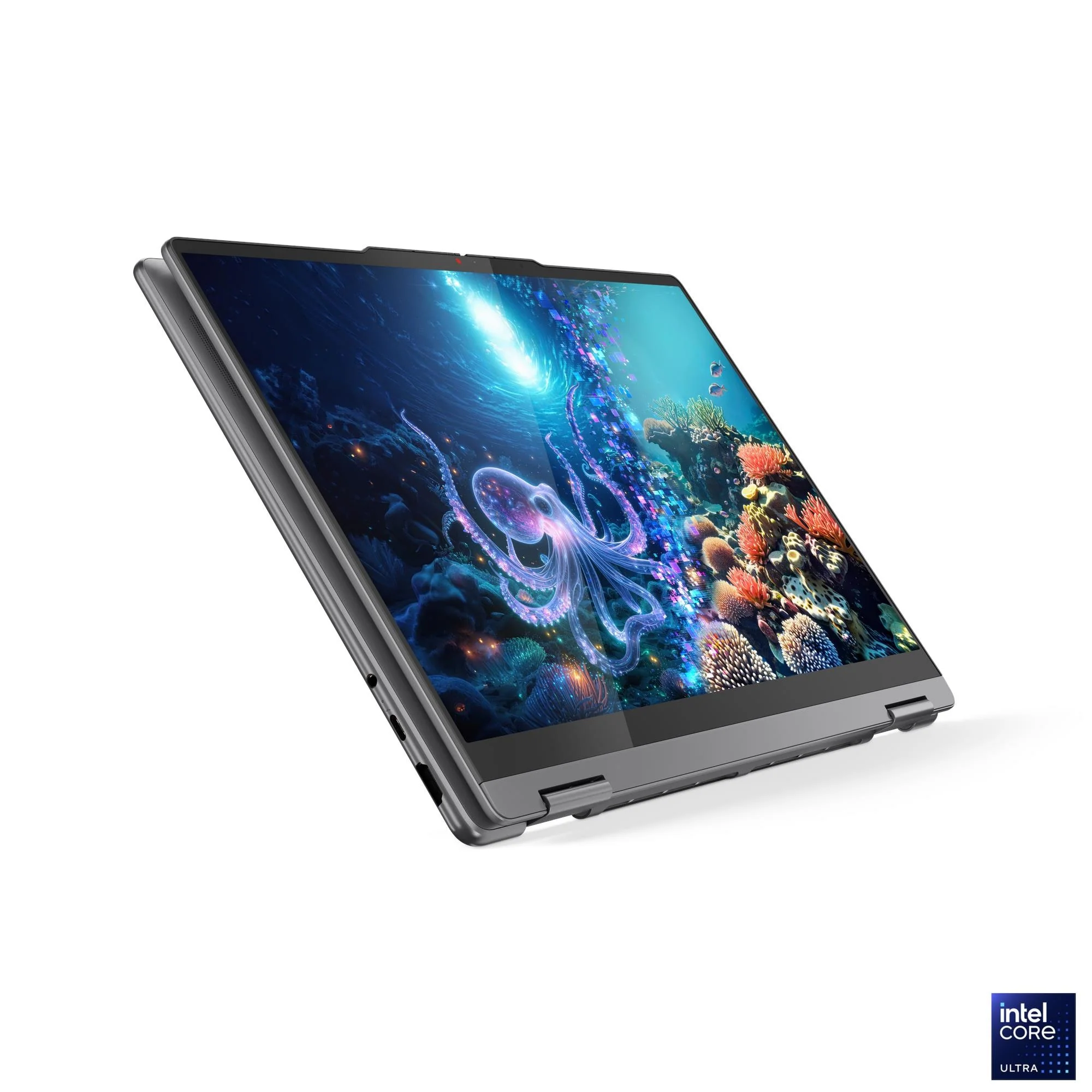 Lenovo Yoga 7 2-in-1 14ILL10 83JQ00DKPH Laptop (Luna Grey) | 14" 2.8K WQXGA+ (2880x1800) OLED 120Hz | Core Ultra 7 258V | 32GB RAM | 1TB SSD | Intel Arc Graphics 140V | Win11 Home | MS Office Home 2024 + MS 365 Basic + Yoga Pen+Yoga Slim Mouse+Yoga Sleeve - Image 11