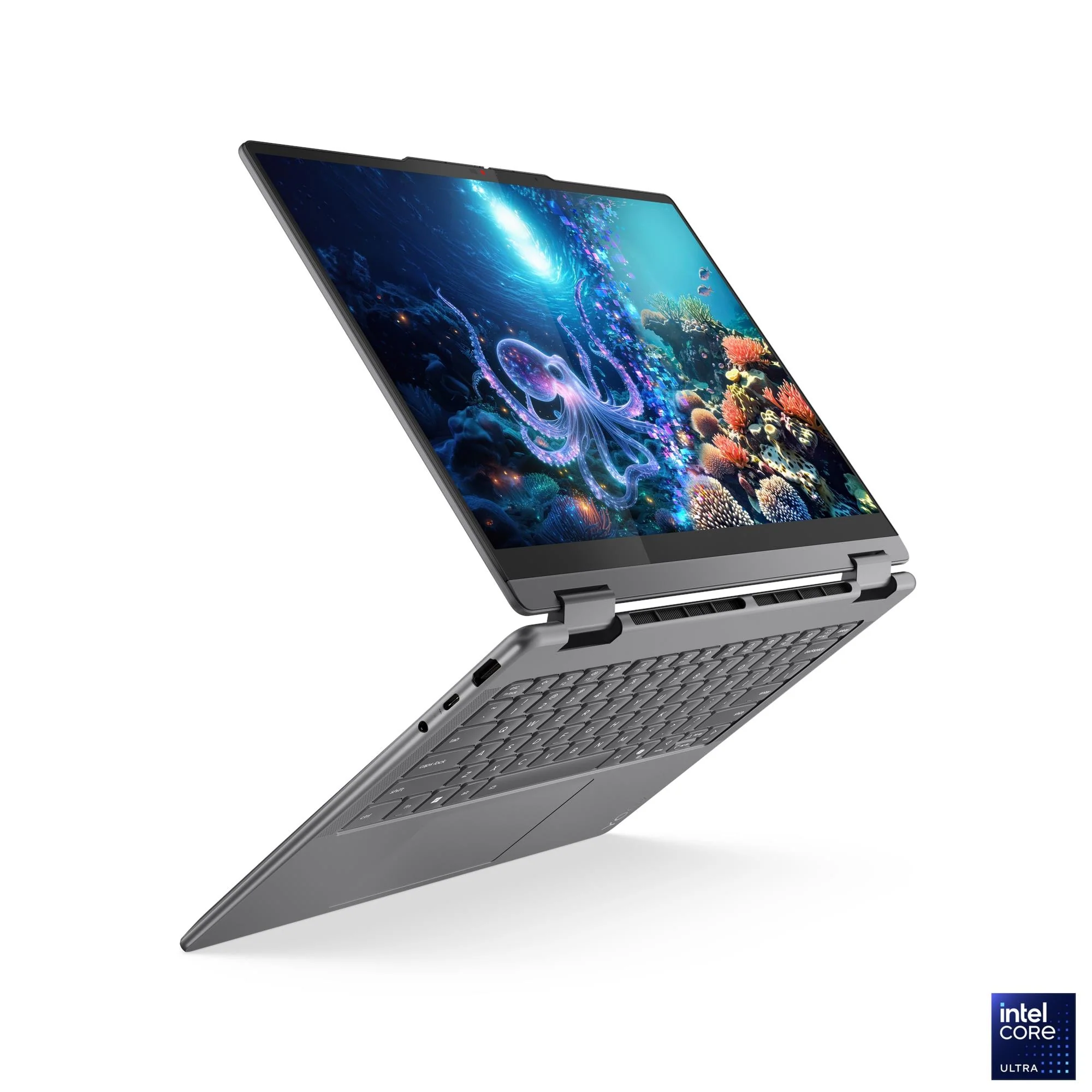 Lenovo Yoga 7 2-in-1 14ILL10 83JQ00DKPH Laptop (Luna Grey) | 14" 2.8K WQXGA+ (2880x1800) OLED 120Hz | Core Ultra 7 258V | 32GB RAM | 1TB SSD | Intel Arc Graphics 140V | Win11 Home | MS Office Home 2024 + MS 365 Basic + Yoga Pen+Yoga Slim Mouse+Yoga Sleeve - Image 13