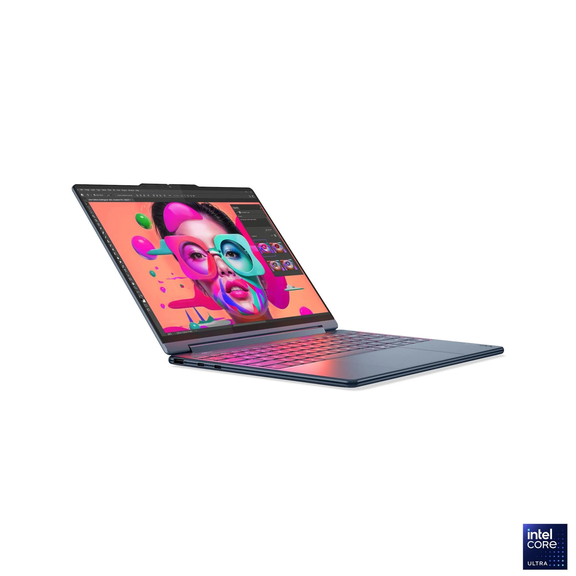 Lenovo Yoga 9 2-in-1 14ILL10 83LC0056PH Copilot+ PC Laptop (Cosmic Blue) | 14" 4K WQUXGA (3840x2400) OLED| Core Ultra 7 258V| 32GB RAM| 1TB SSD| Intel Arc Graphics 140V| Win11 Home| MS OH 2024+ MS 365 Basic+ Pen+ Mouse+ Sleeve+ A4Tech Sleek Numeric Keypad - Image 10