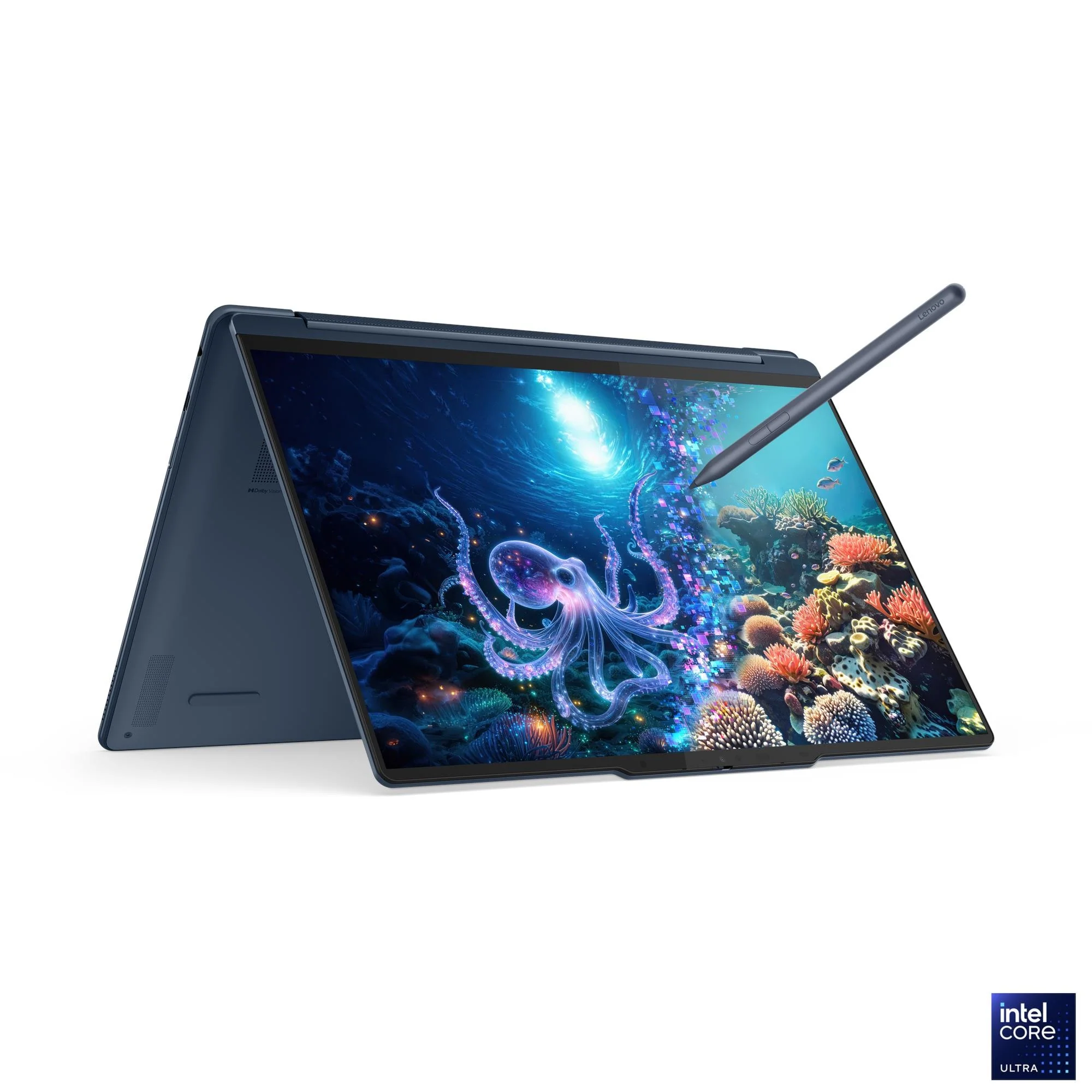 Lenovo Yoga 9 2-in-1 14ILL10 83LC0056PH Copilot+ PC Laptop (Cosmic Blue) | 14" 4K WQUXGA (3840x2400) OLED| Core Ultra 7 258V| 32GB RAM| 1TB SSD| Intel Arc Graphics 140V| Win11 Home| MS OH 2024+ MS 365 Basic+ Pen+ Mouse+ Sleeve+ A4Tech Sleek Numeric Keypad - Image 2